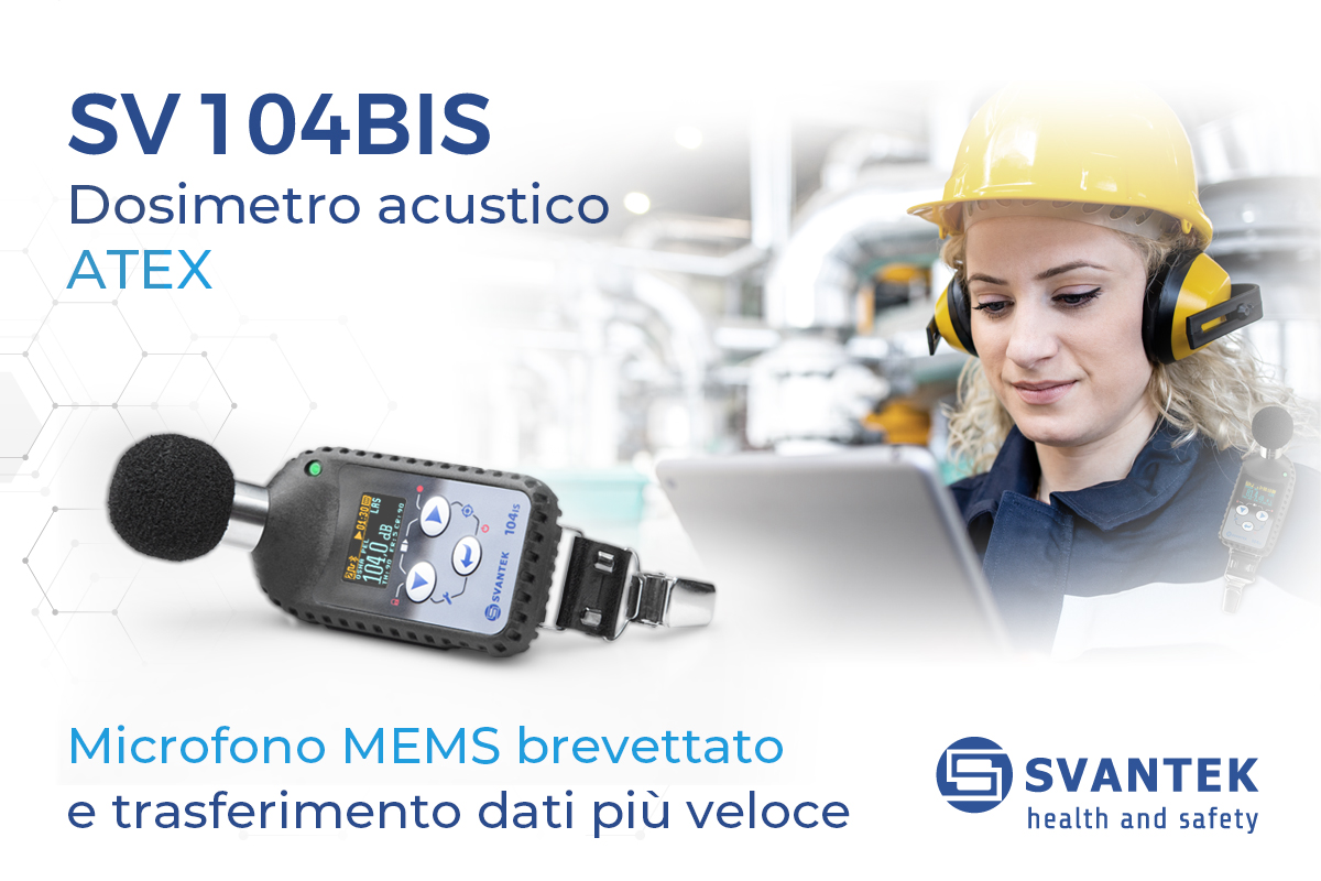 Dosimetro acustico ATEX SV 104 BIS Dosimetro acustico ATEX SV 104 BIS